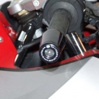 Závaží R&G Racing do řidítek pro motocykly BMW F800S / F800ST / R1200S, černá (pár)